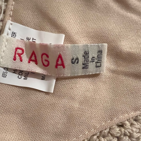 NWT RAGA Indio Bralette, beige, size Small. Never worn. - Picture 2 of 2